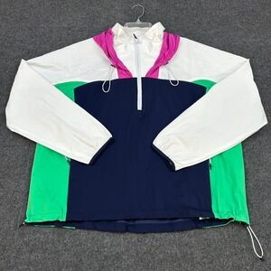 POLO Ralph Lauren Womens XXL Polo Golf Water-Repellent Color Block Hoodie Jacket